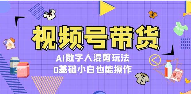 fy8489 期——有关视频号带货以及 AI 数字人混剪的玩法，即便是 0 基础的小白也能够进行操作。-多多网创