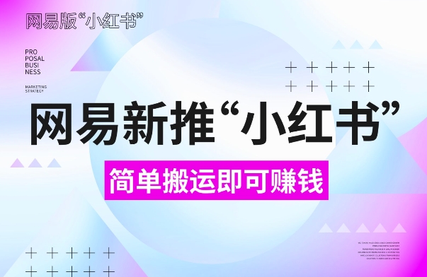 MP13486 期——网易官方全新推出“小红书”，进行搬运就可获得收益，新手小白们切不可错过（附带详细教程）。-多多网创