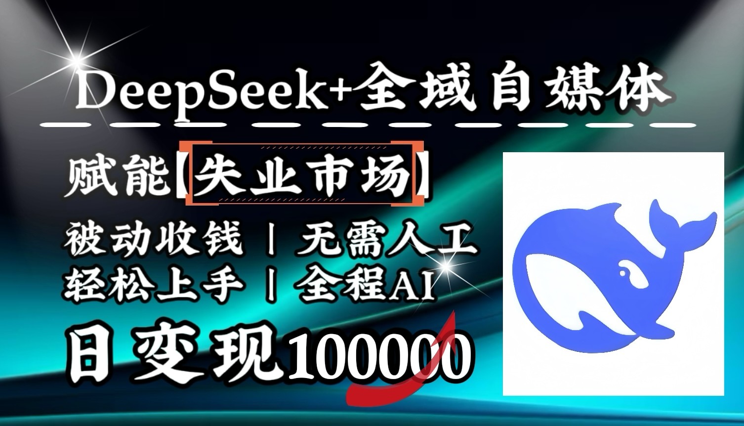 fy11353期-降维打击，DeepSeek+失业市场，全自动操作，结合人人刚需，单月利润轻松破100000＋-多多网创