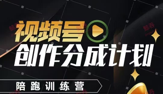 mp22188期-视频号创作分成计划陪跑训练营，手把手教会你如何制作视频，细水长流型项目-多多网创