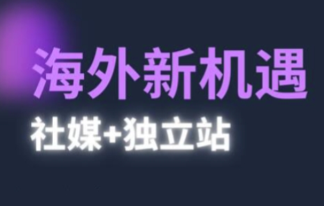mp23260期-2025出海新机遇(社媒+独立站)，海外新机遇，实现独立站的高效运营与出海-多多网创