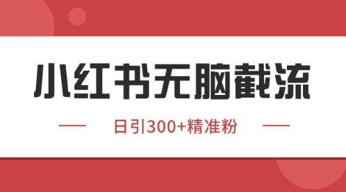 mp23568期-小红书只要你有同行就能获客，独家野路子获客玩法，截流-多多网创