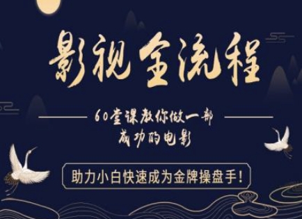 mp23572期-【影视全流程】教你做一部成功的电影，助力小白快速成为金牌操盘手-多多网创