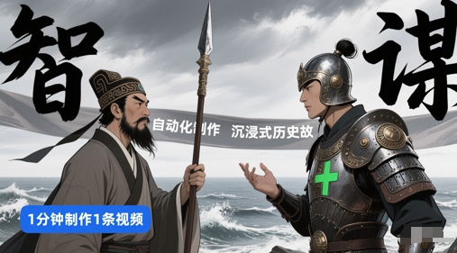 mp24060期-扣子工作流一键生成沉浸式历史故事，一天工作量，3分钟搞定-多多网创